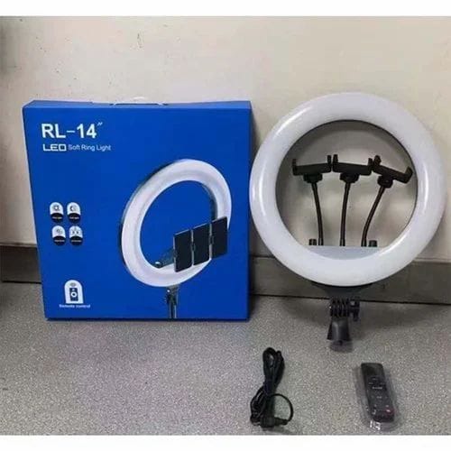 14-Inch LED Ring Light with 7ft Tripod - Image 1