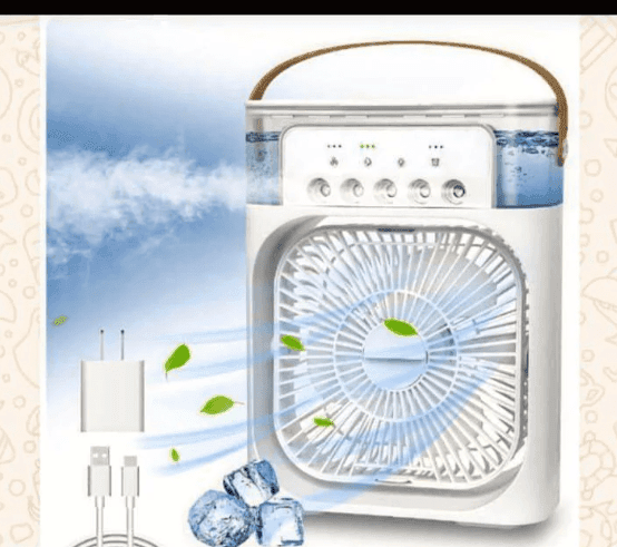 Portable Mini Air Cooler Fan with Mist Spray