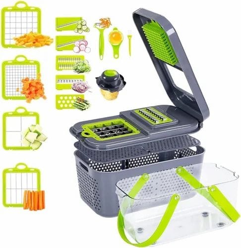 22-in-1 Multi-Blade Kitchen Vegetable Chopper - Image 1