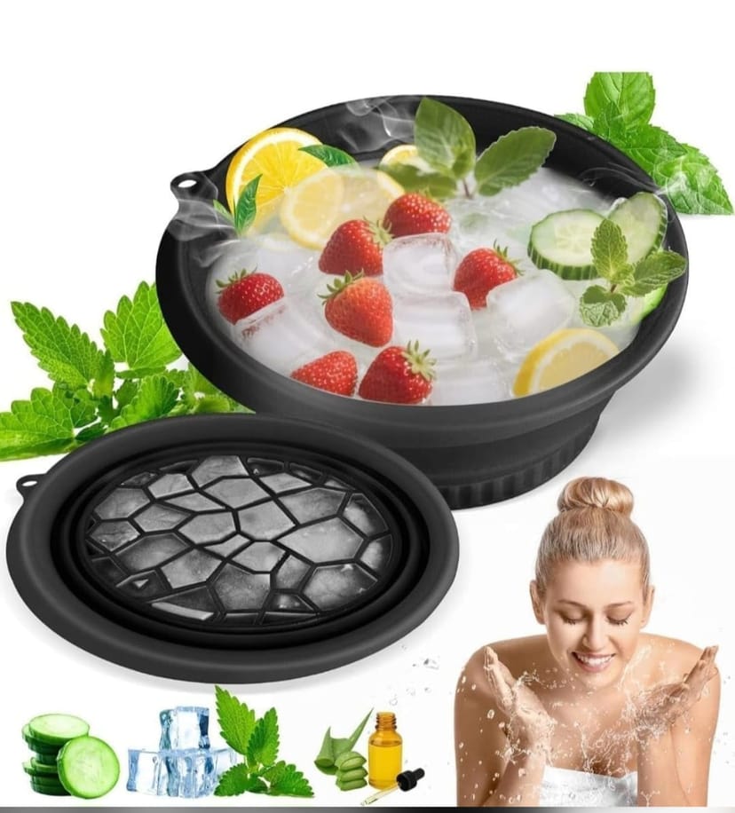 IceGlow™ Silicone Face Ice Bath Bowl - Image 1